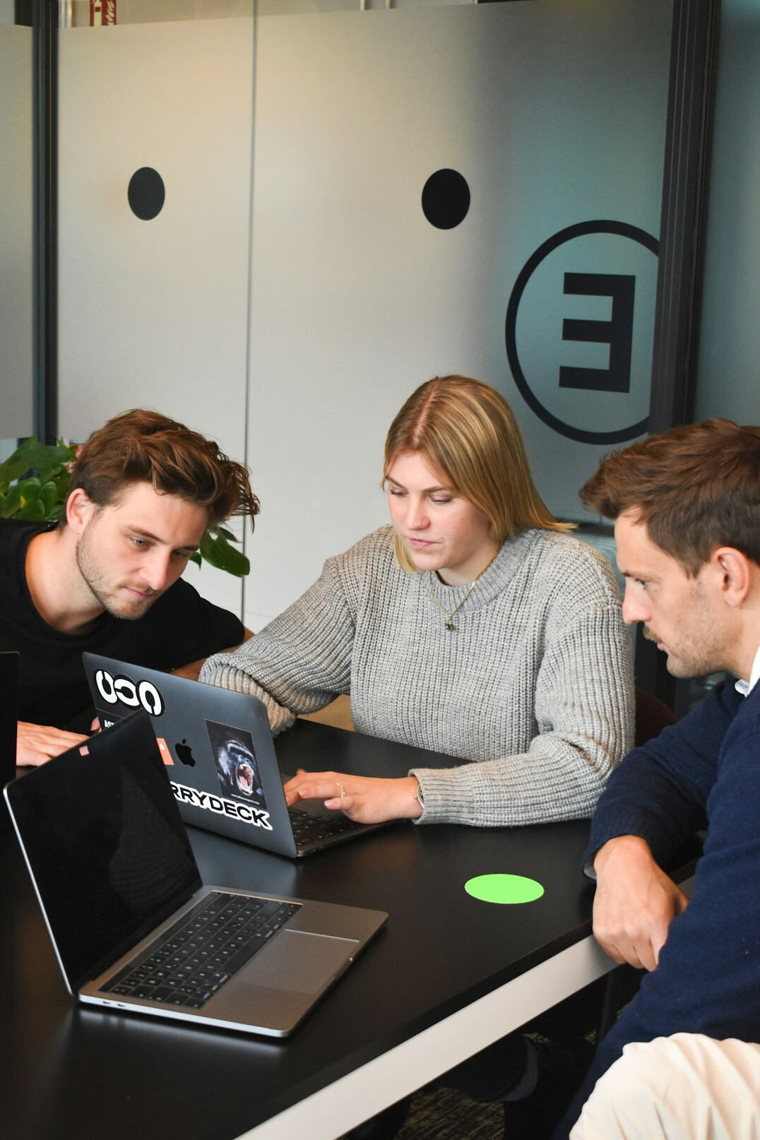 team meeting at office